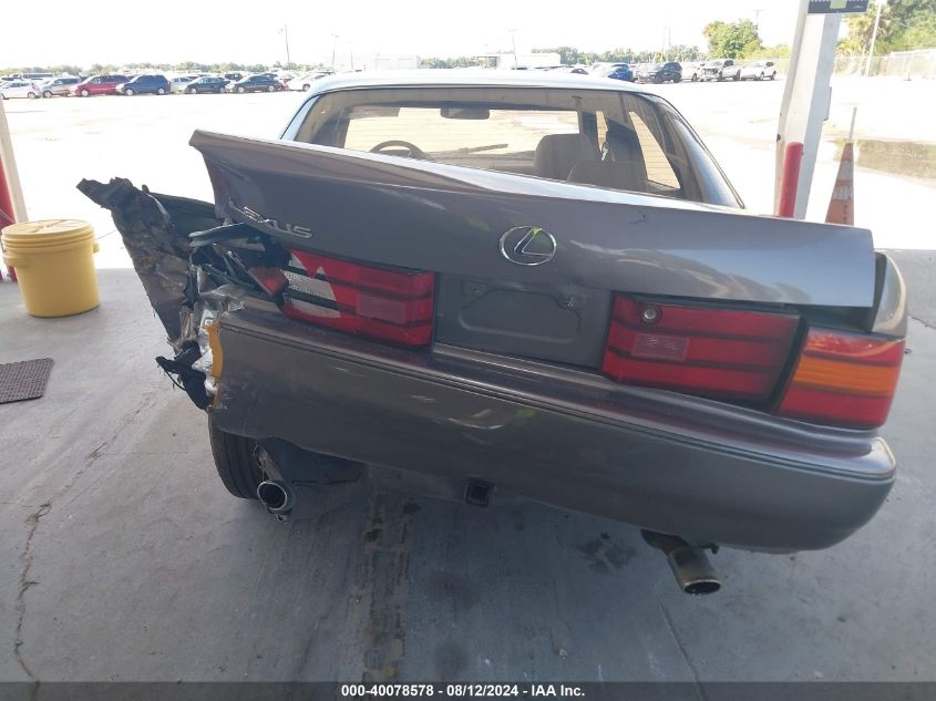 1993 Lexus Ls 400 VIN: JT8UF11E3P0152301 Lot: 40078578