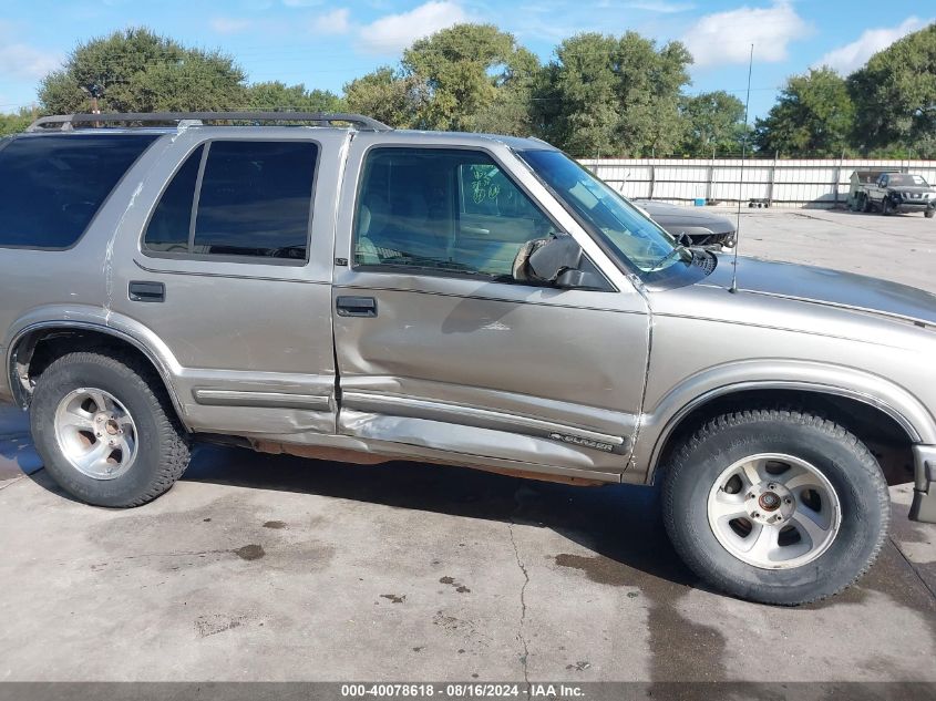 1999 Chevrolet Blazer Lt VIN: 1GNCS13W7X2242626 Lot: 40078618