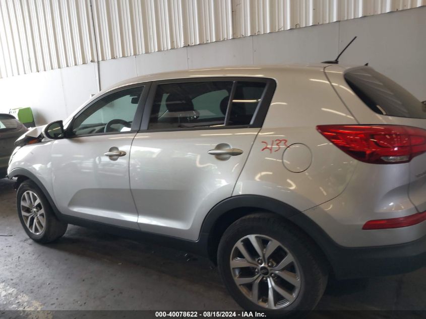 2014 Kia Sportage Lx VIN: KNDPB3AC3E7557311 Lot: 40078622