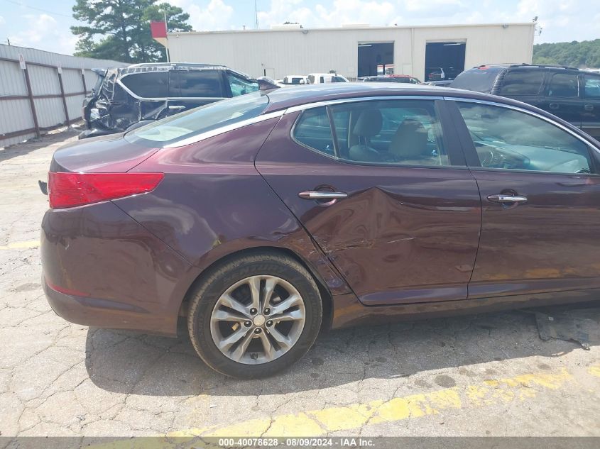 2013 Kia Optima Ex VIN: 5XXGN4A71DG133275 Lot: 40078628