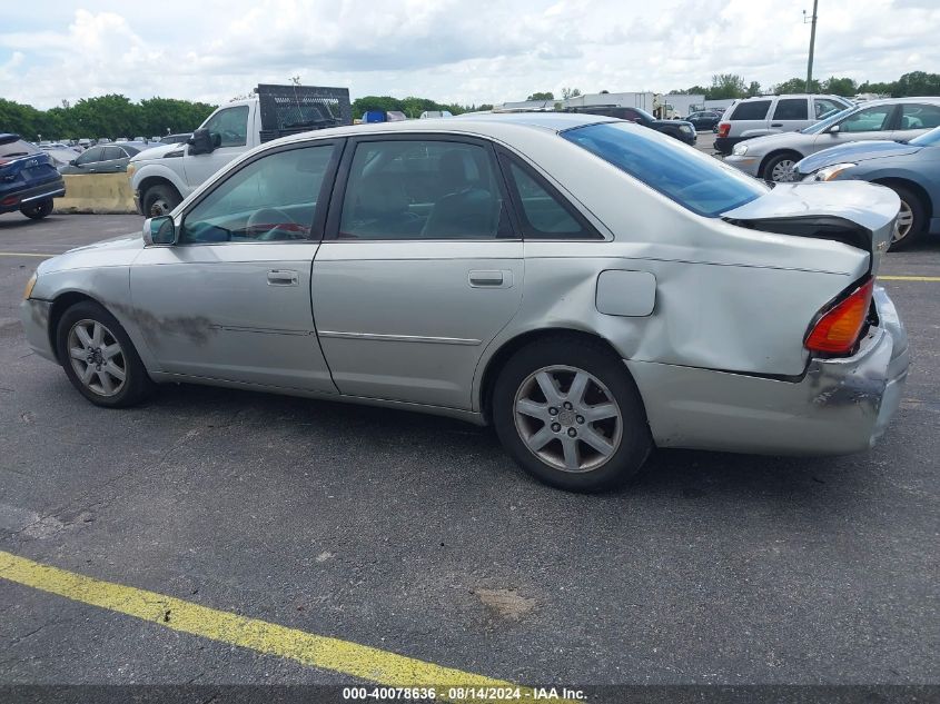 2001 Toyota Avalon Xls VIN: 4T1BF28B21U157723 Lot: 40078636