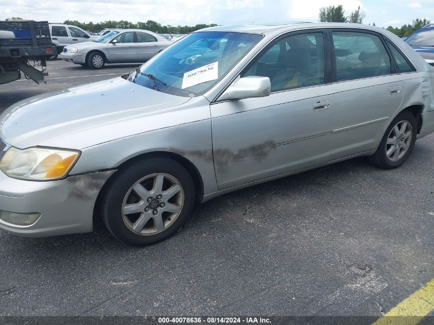 2001 Toyota Avalon Xls VIN: 4T1BF28B21U157723 Lot: 40078636