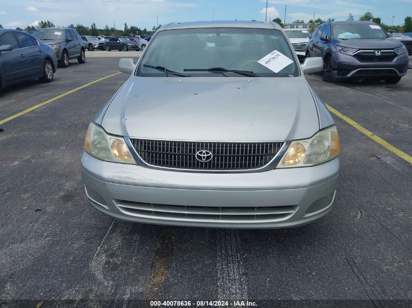 2001 Toyota Avalon Xls VIN: 4T1BF28B21U157723 Lot: 40078636