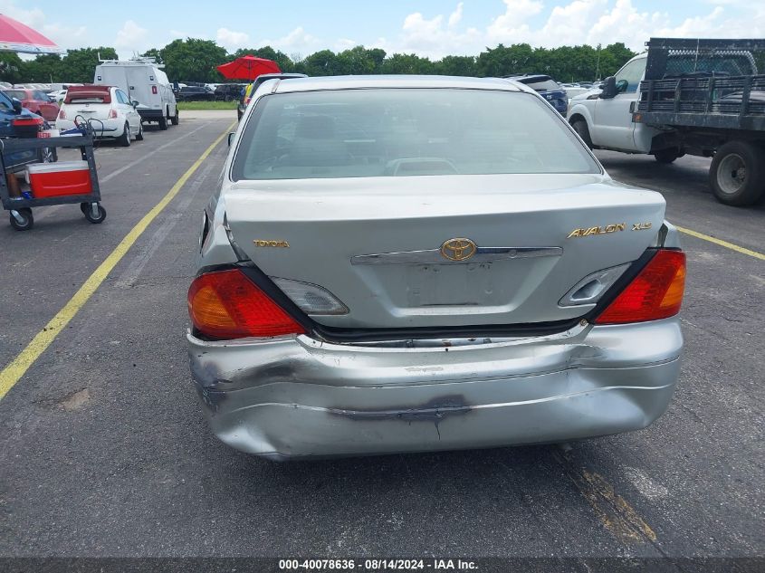 2001 Toyota Avalon Xls VIN: 4T1BF28B21U157723 Lot: 40078636