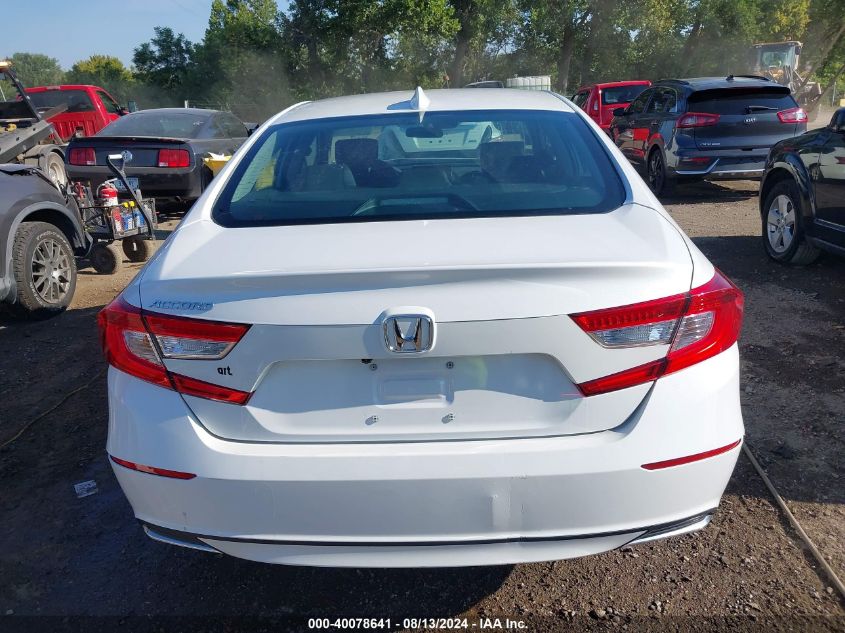 2021 Honda Accord Lx VIN: 1HGCV1F17MA004892 Lot: 40078641