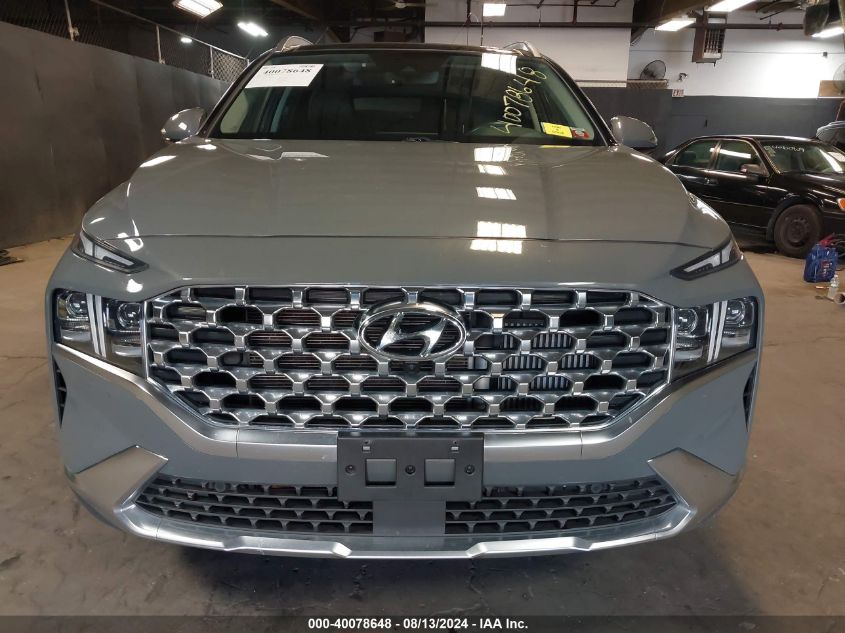 2022 Hyundai Santa Fe Limited VIN: 5NMS4DAL8NH450399 Lot: 40078648