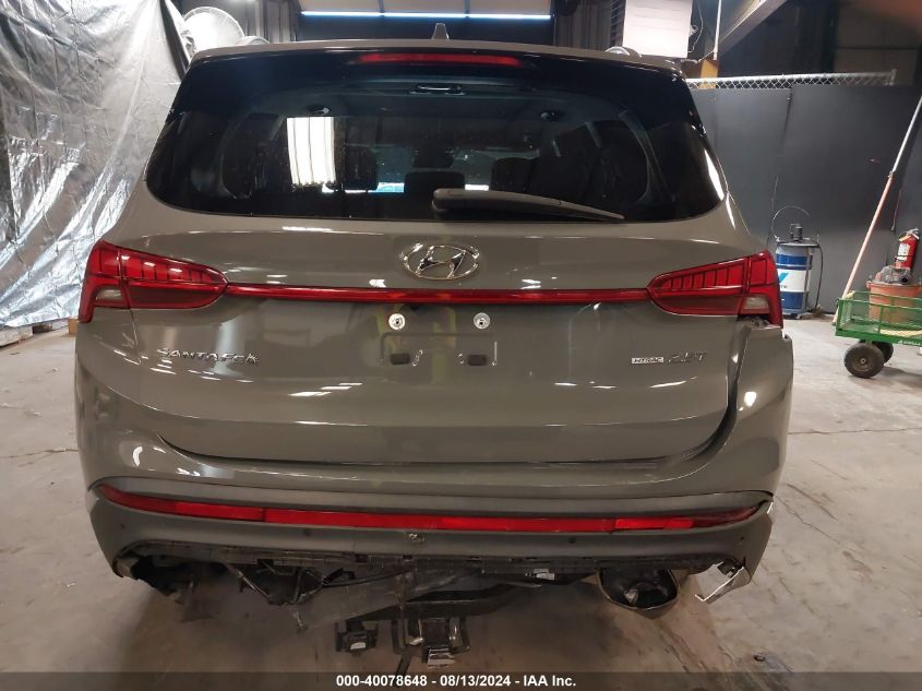 2022 Hyundai Santa Fe Limited VIN: 5NMS4DAL8NH450399 Lot: 40078648