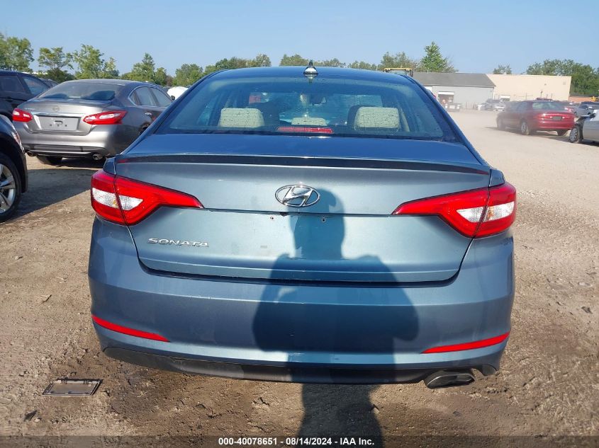 2017 Hyundai Sonata Se VIN: 5NPE24AF0HH545737 Lot: 40078651