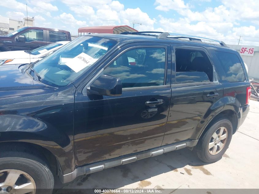 2011 Ford Escape Limited VIN: 1FMCU9EG3BKA14974 Lot: 40078664