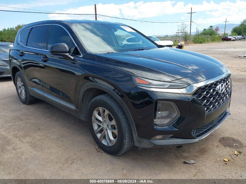 2019 Hyundai Santa Fe Sel VIN: 5NMS33AD7KH022907 Lot: 40078669