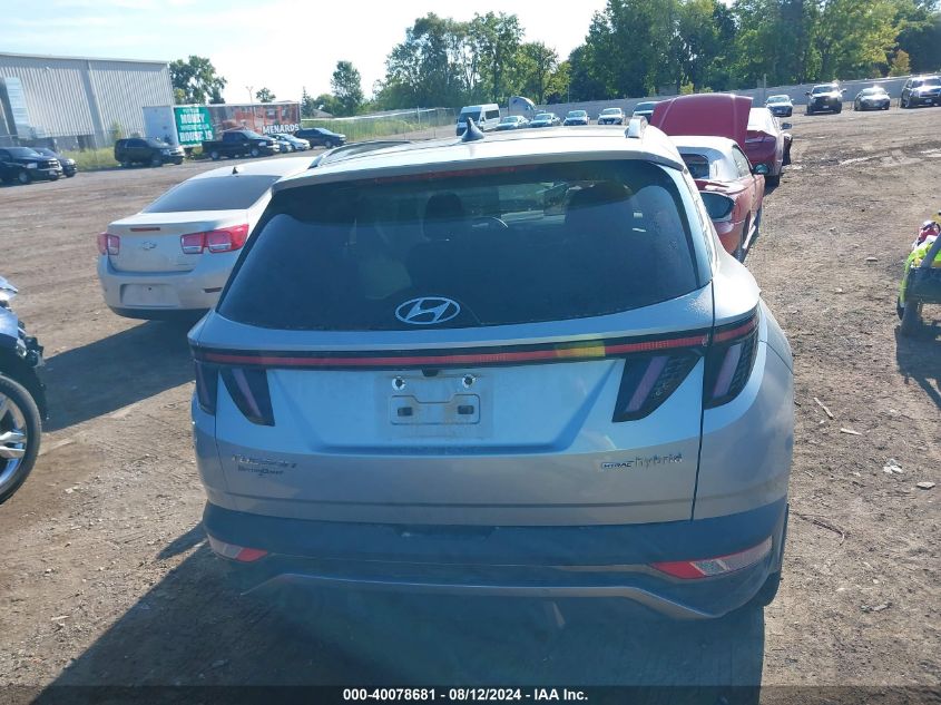 2022 Hyundai Tucson Hybrid Limited VIN: KM8JECA13NU055973 Lot: 40078681