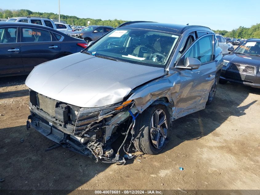 2022 Hyundai Tucson Hybrid Limited VIN: KM8JECA13NU055973 Lot: 40078681