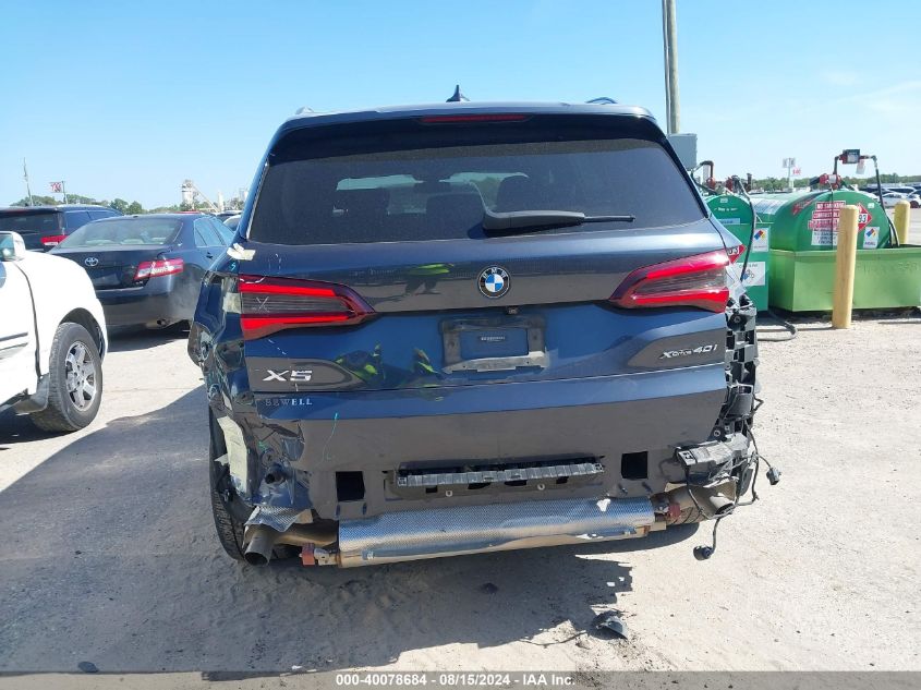 2020 BMW X5 xDrive40I VIN: 5UXCR6C01L9C37602 Lot: 40078684