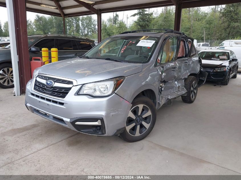 2017 Subaru Forester 2.5I Premium VIN: JF2SJAEC8HH442022 Lot: 40078685