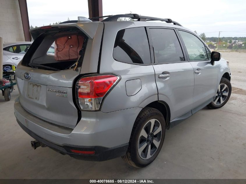 2017 Subaru Forester 2.5I Premium VIN: JF2SJAEC8HH442022 Lot: 40078685