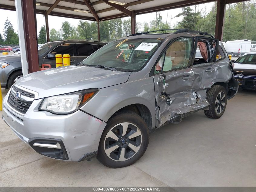 2017 Subaru Forester 2.5I Premium VIN: JF2SJAEC8HH442022 Lot: 40078685