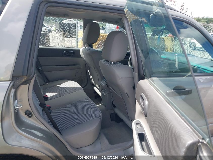 2006 Subaru Forester 2.5X VIN: JF1SG63626H755481 Lot: 40078691