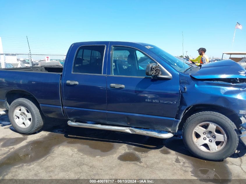 2004 Dodge Ram 1500 Slt/Laramie VIN: 1D7HA18DX4S741172 Lot: 40078717