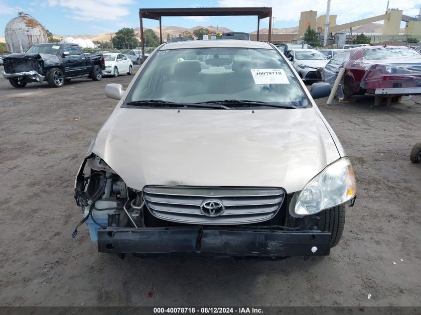 2004 Toyota Corolla Le VIN: 1NXBR38E54Z209048 Lot: 40078718