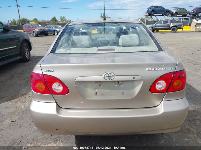2004 Toyota Corolla Le VIN: 1NXBR38E54Z209048 Lot: 40078718