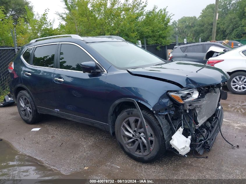 2016 Nissan Rogue Sl VIN: 5N1AT2MV8GC886344 Lot: 40078732