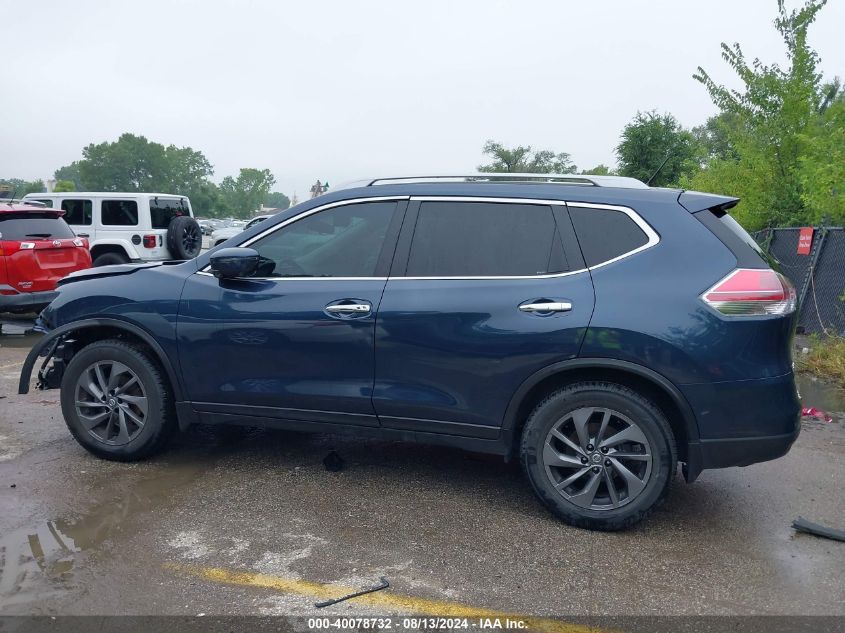 2016 Nissan Rogue Sl VIN: 5N1AT2MV8GC886344 Lot: 40078732