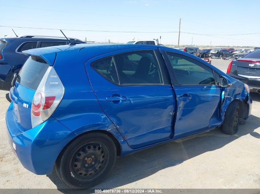 JTDKDTB33D1532607 2013 Toyota Prius C One