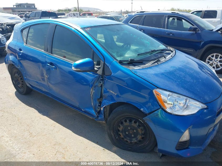 JTDKDTB33D1532607 2013 Toyota Prius C One