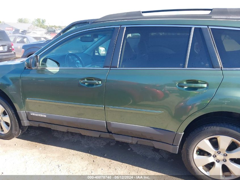 2011 Subaru Outback 2.5I Limited VIN: 4S4BRCKCXB3377374 Lot: 40078740