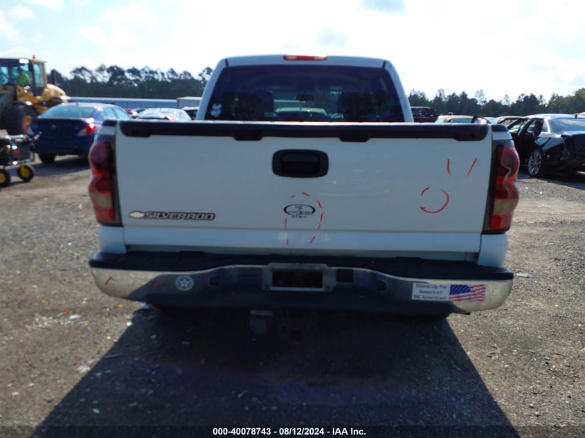 2006 Chevrolet Silverado 1500 C1500 VIN: 2GCEC13T861215146 Lot: 40078743