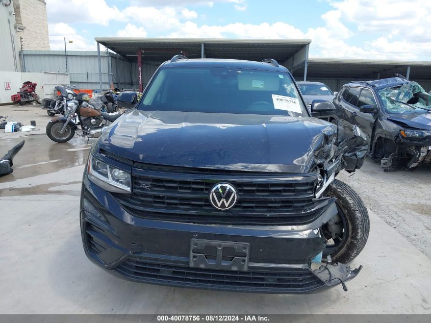 1V2SR2CA7PC550267 2023 Volkswagen Atlas 3.6L V6 Sel R-Line Black