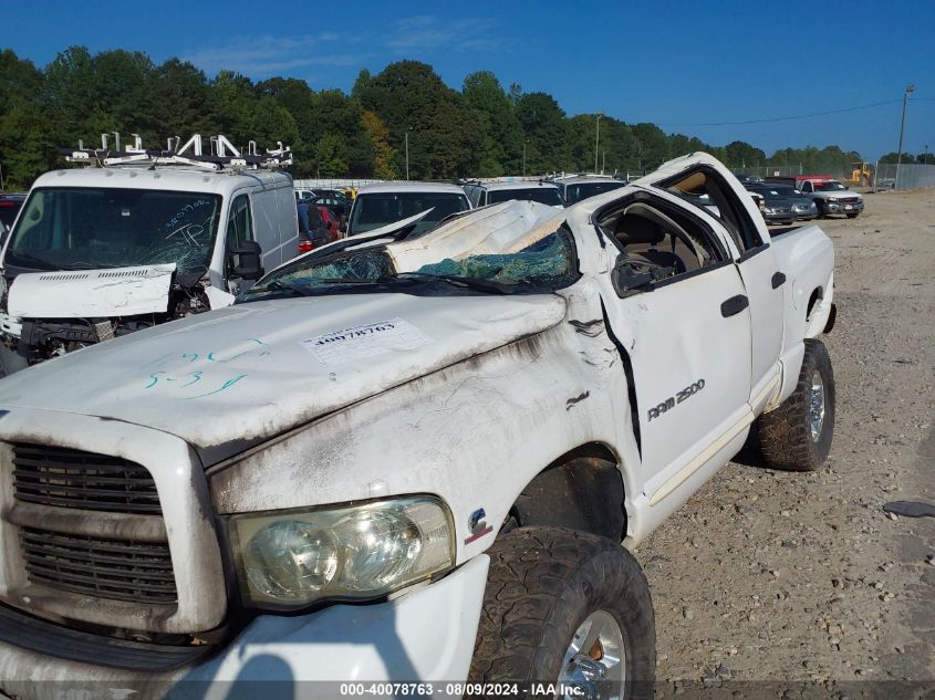 2005 Dodge Ram 2500 Slt/Laramie VIN: 3D7KS28C75G809789 Lot: 40078763