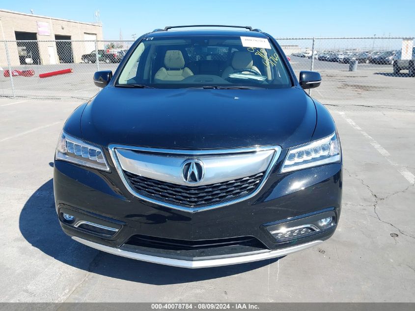 2014 Acura Mdx Technology Package VIN: 5FRYD3H46EB014105 Lot: 40078784