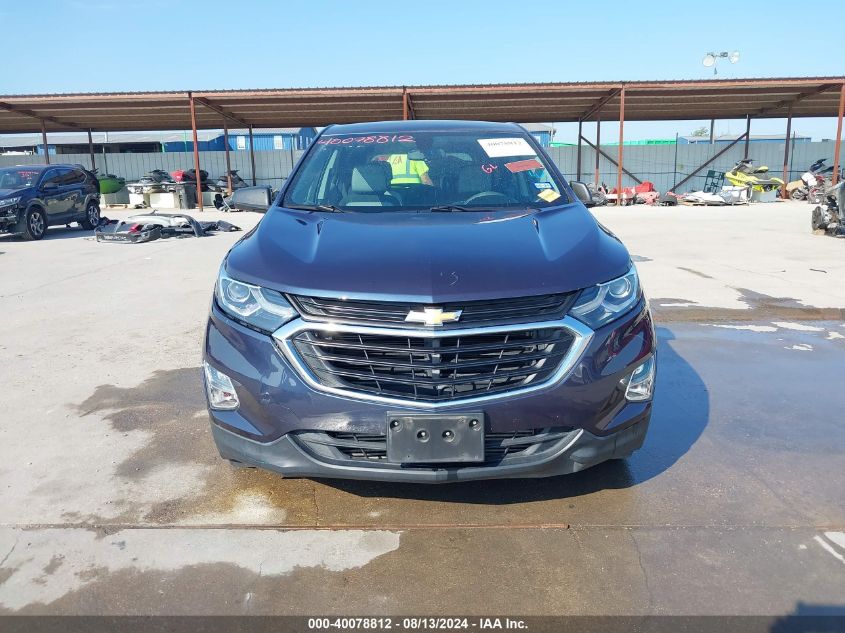 2018 Chevrolet Equinox Ls VIN: 3GNAXHEV4JS512848 Lot: 40078812