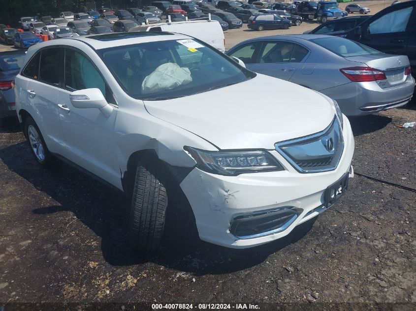 2016 Acura Rdx Acurawatch Plus Package VIN: 5J8TB4H33GL021805 Lot: 40078824