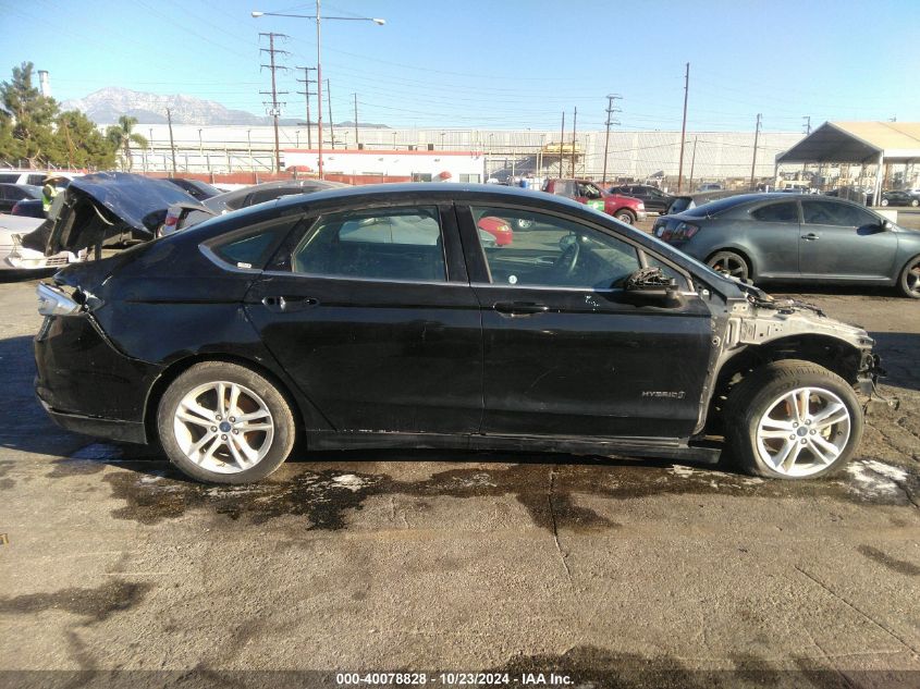 2017 Ford Fusion Hybrid Se VIN: 3FA6P0LU7HR358573 Lot: 40078828