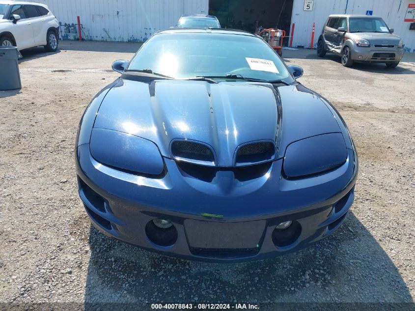 2001 Pontiac Firebird Trans Am VIN: 2G2FV22G312132417 Lot: 40078843