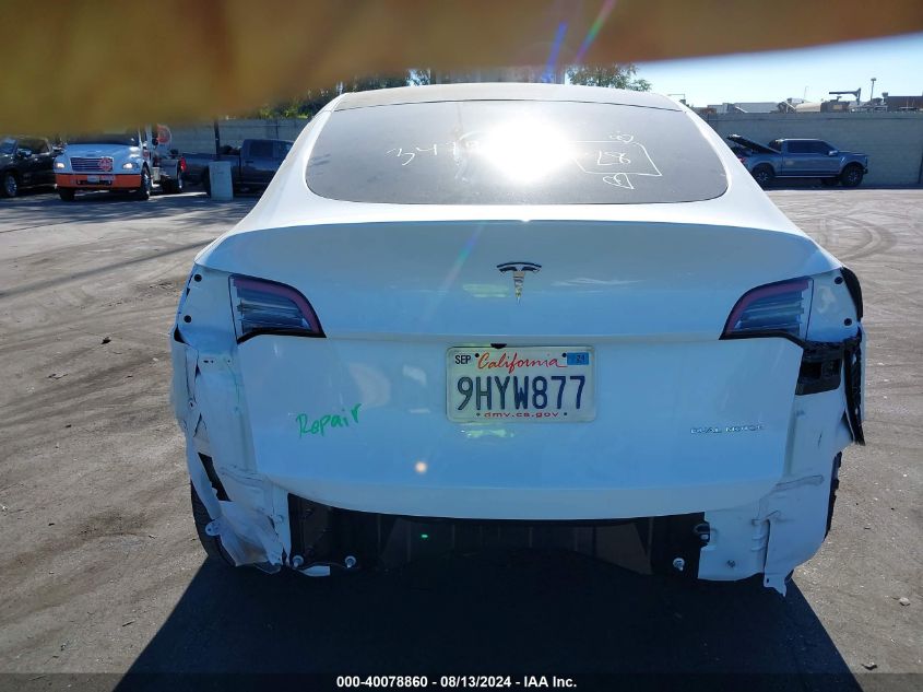 2023 TESLA MODEL Y AWD/LONG RANGE DUAL MOTOR ALL-WHEEL DRIVE - 7SAYGDEE5PF866382