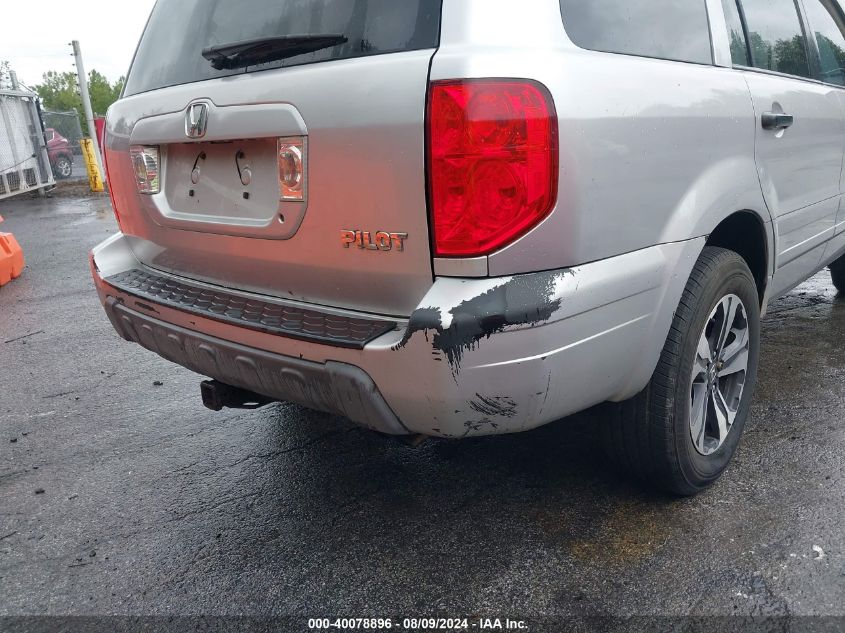 2003 Honda Pilot Exl VIN: 2HKYF18543H503853 Lot: 40078896