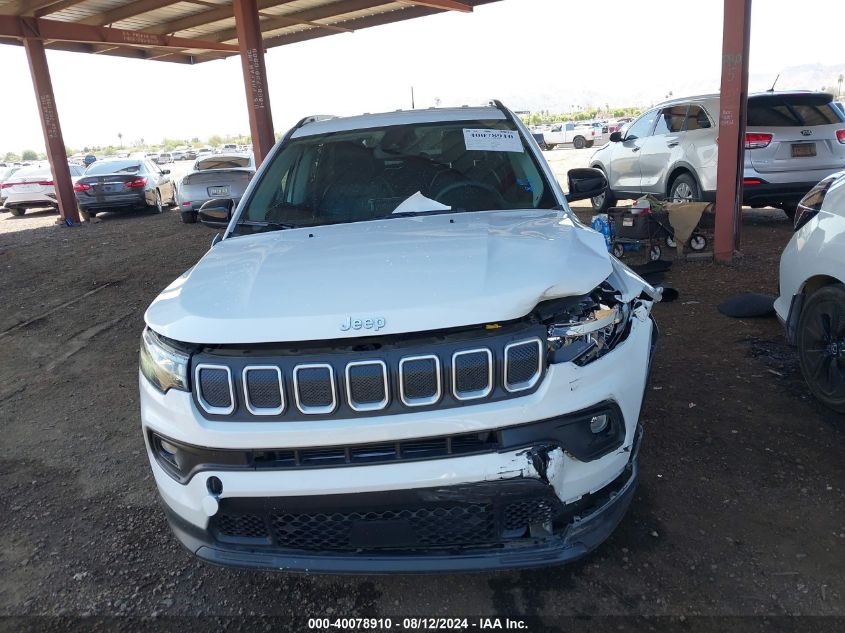 2022 Jeep Compass Latitude 4X4 VIN: 3C4NJDBB2NT151649 Lot: 40078910