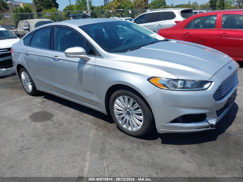 2014 Ford Fusion Hybrid Se VIN: 3FA6P0LU7ER257349 Lot: 40078914