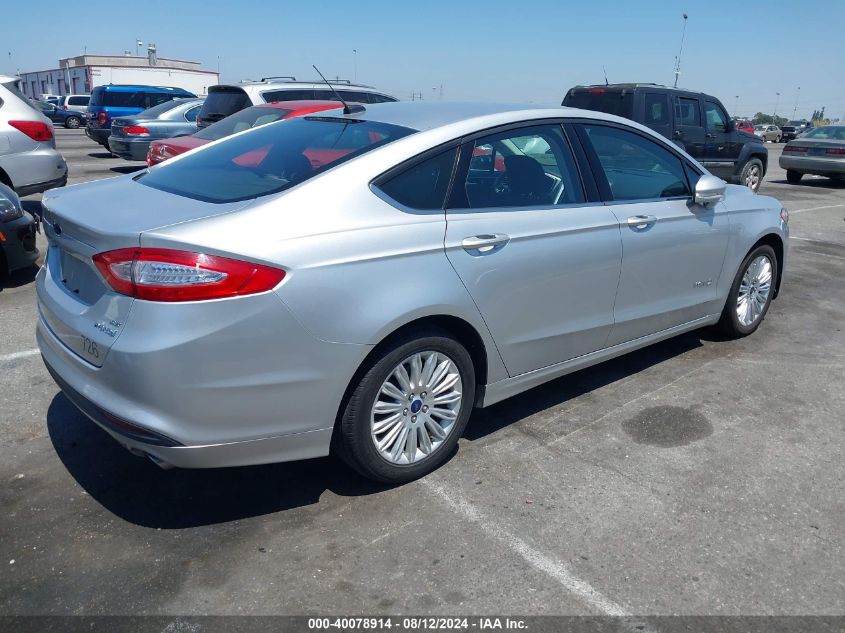 2014 Ford Fusion Hybrid Se VIN: 3FA6P0LU7ER257349 Lot: 40078914