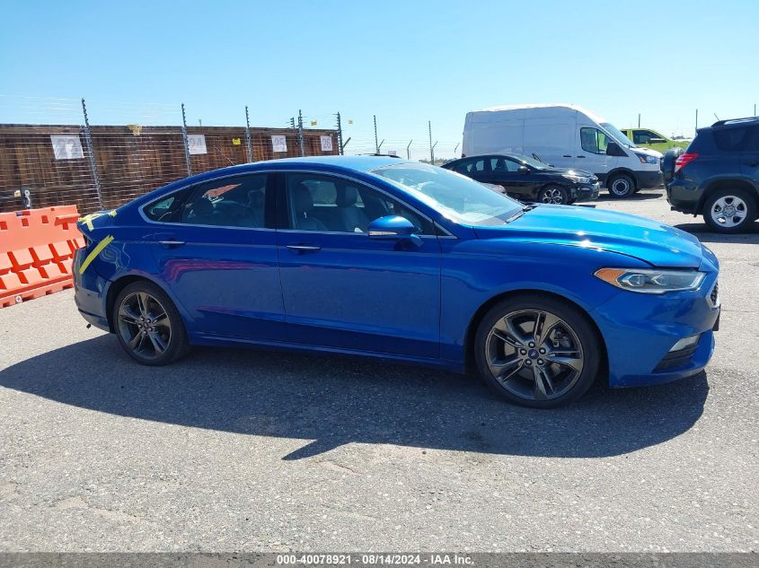 2017 Ford Fusion Sport VIN: 3FA6P0VP7HR190151 Lot: 40078921