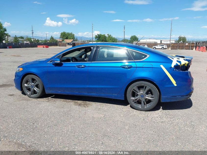 2017 FORD FUSION SPORT - 3FA6P0VP7HR190151