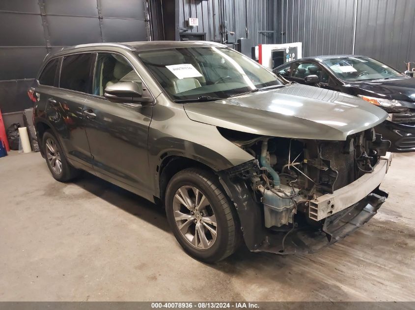 5TDJKRFH9FS172842 2015 TOYOTA HIGHLANDER - Image 1