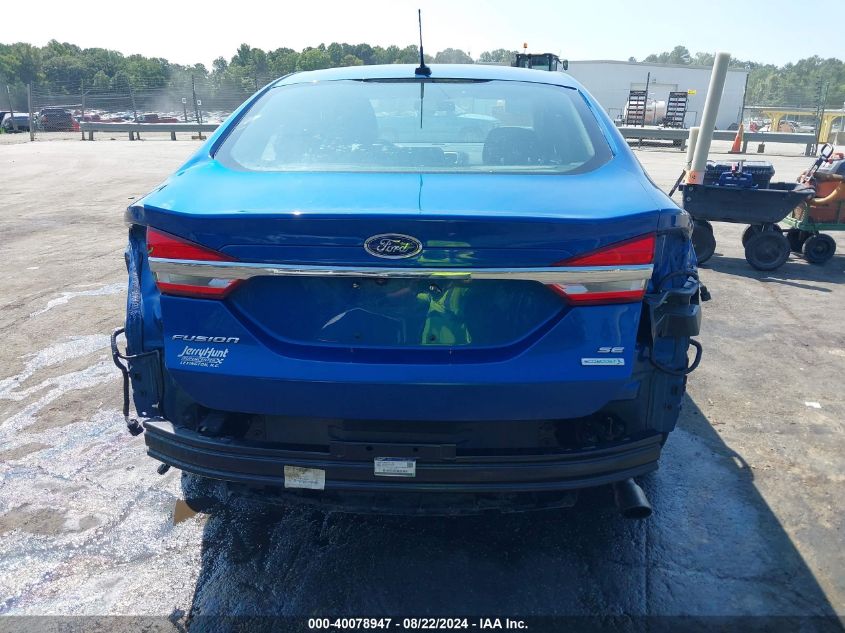 2017 Ford Fusion Se VIN: 3FA6P0HD6HR402314 Lot: 40078947