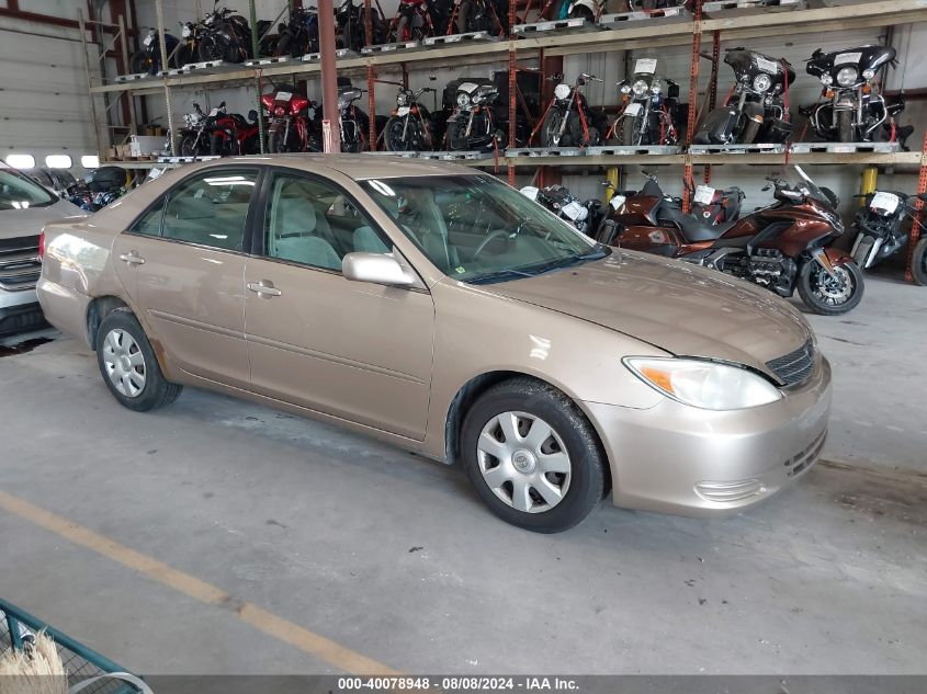 4T1BE32K92U077046 | 2002 TOYOTA CAMRY