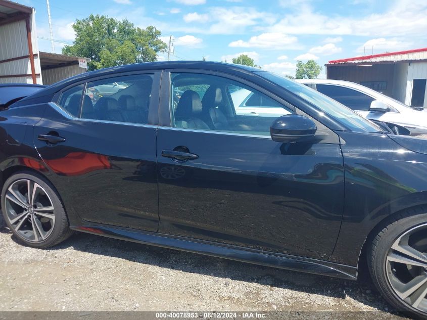 2020 Nissan Sentra Sr Xtronic Cvt VIN: 3N1AB8DV4LY296561 Lot: 40078953