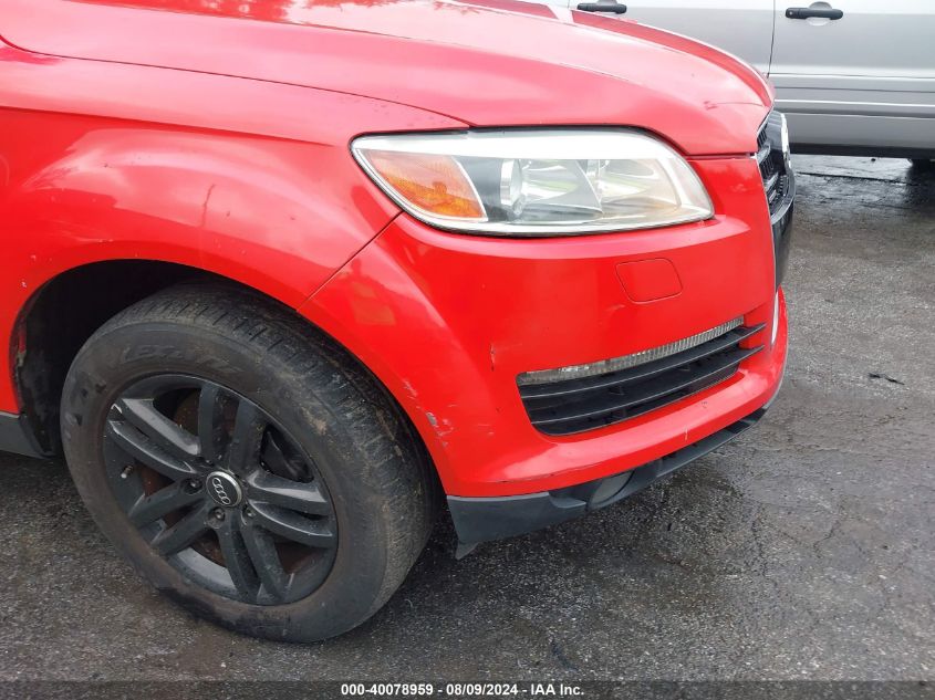 2007 Audi Q7 3.6 Quattro Premium VIN: WA1BY74L47D050766 Lot: 40078959