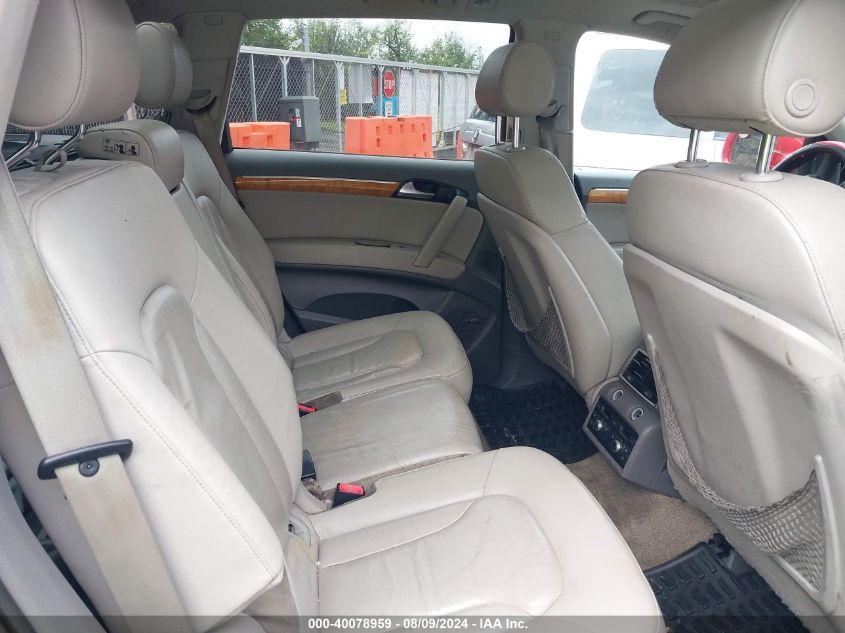 2007 Audi Q7 3.6 Quattro Premium VIN: WA1BY74L47D050766 Lot: 40078959